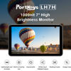 Picture of Portkeys LH7H 7 Inch Camera Monitor, 3D LUT 1000 Nits Ultra-Bright Video Monitor,1920 x 1080 IPS Touchscreen HDMI Input & Output Camera Field Monitor for DSLR Cameras