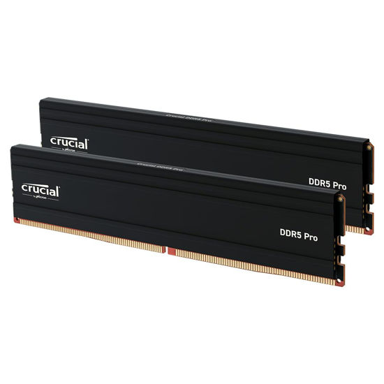 Picture of Crucial Pro RAM 96GB Kit (2x48GB) DDR5 5600MHz (or 5200MHz or 4800MHz) Desktop Memory CP2K48G56C46U5