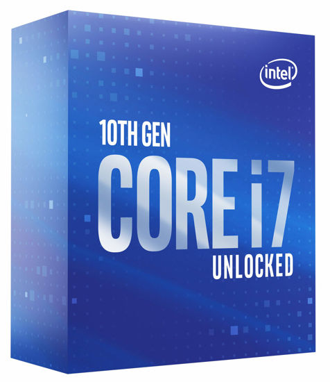 Picture of Intel Core i7-10700K Desktop Processor 8 Cores up to 5.1 GHz Unlocked LGA1200 (Intel 400 Series Chipset) 125W (BX8070110700K)