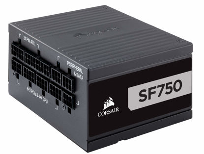 Picture of Corsair SF Series, SF750, 750 Watt, SFX, 80+ Platinum Certified, Fully Modular Power Supply (CP-9020186-NA)