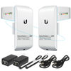 Picture of Wireless Bridge Ubiquiti LOCOM5 PRE-CONFIGURED, Bundle of 2 Ubiquiti Nanostation LOCO M5, Point to Point Outdoor WiFi Bridge, Plugh and Play, 5GHz, 150+Mbps, 10+km Link Range, Network Bridge.