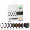 Picture of NiSi 67mm-82mm SWIFT FS ND Filter Kit - ND8 (3 Stop), ND64 (6 Stop) and ND1000 (10 Stop) - 82mm Press-On Neutral Density Filters with 67mm/72mm/77mm/82mm Thread Adapters