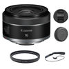 Picture of Canon RF 16mm f/2.8 STM Lens with UV Filter & Lens Cap Keeper (3 Items)