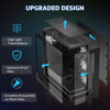 Picture of darkFlash ATX Mid-Tower PC Case, Pre-Install 4 PWM ARGB Fans Computer Case, Full View Dual Tempered Glass Gaming PC Case, Type C Port, Supports up to 360mm Water Cooling Radiator, Black(DS900)