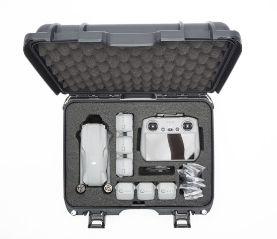 Picture of Nanuk 920 Waterproof Hard Case with Custom Foam Insert for DJI Air 3 Fly More Combo - Graphite