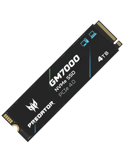 Picture of acer Predator GM7000 4TB M.2 SSD 2280 NVMe Gen4 Internal Gaming SSD, Compatible with PS5 Up to 7400MB/s - BL.9BWWR.107