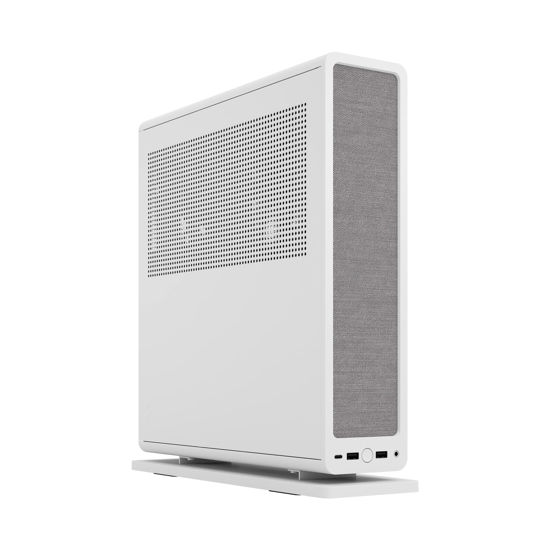 Picture of Fractal Design Ridge White - PCIe 4.0 Riser Card Included - 2X 140mm PWM Aspect Fans Included - Type C USB - m-ITX PC Gaming Case