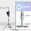 Picture of GLOSHOOTING Pipe and Drape Backdrop Stand Kit, Heavy Duty Backdrop Stand 8.6ftx10ft, Adjustable Background Stand for Photography, Wedding, Party, Events Decoration