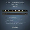 Picture of NETGEAR 16-Port PoE Gigabit Ethernet Plus Switch (GS316EP) - Managed, with 15 x PoE+ @ 180W, 1 x 1G SFP Port, Desktop or Wall Mount