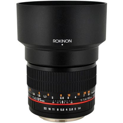 Picture of Rokinon 85mm F1.4 Aspherical Lens for Canon EF