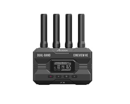 Picture of Accsoon CineView HE Transmitter, HDMI Wireless Video Transmitter System-1200ft 2.4GHz&5GHz Daul Band-Low Latency, App Support-4 Devices Monitoring (Transmitter only)