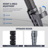 Picture of NEEWER LITETRIP LT32 62" Travel Tripod Carbon Fiber with ±15° Leveling 360° Panorama Head, Detachable Center Axis, Fast Flip Buckle, Arca QR Plate Compatible with Peak Design Capture V3, (Former TP62)