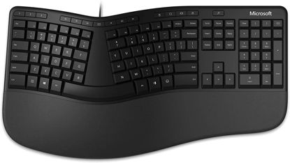 Picture of Microsoft Ergonomic Keyboard for Business - Wired - Black