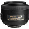 Picture of Nikon - AF-S DX NIKKOR 35mm f/1.8G Standard Lens (2183) + Filter Kit + Cap Keeper + Cleaning Kit