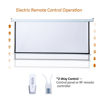 Picture of Auto Motorized Projector Screen with Remote Control, 120 inch, 4:3 Aspect Ratio, Wall/Ceiling Mounted Electric Movie Screen Wrinkle-Free, Great for Home Office Theater TV, Silver