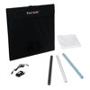 Picture of Fotodiox Pro LED 28x28 Studio-in-a-Box for Table Top Photography - includes light tent, Integrated Dimmable LED Lights, carrying case and four backdrops