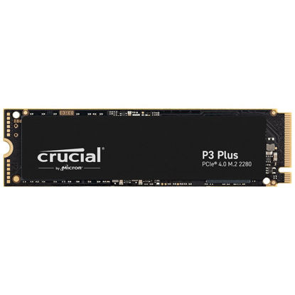 Picture of Crucial P3 Plus 4TB PCIe Gen4 3D NAND NVMe M.2 SSD, up to 5000MB/s - CT4000P3PSSD8