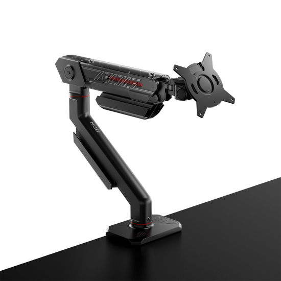 Picture of ASUS ROG Ergo Monitor Arm (AAS01) - Monitor Mount with Cable Management, Ergonomic, Pivot, Swivel, Height Fully Adjustable, Clean Desk Setup, up to 39 inches*,23lbs*, VESA 100x100, Mechanical Spring