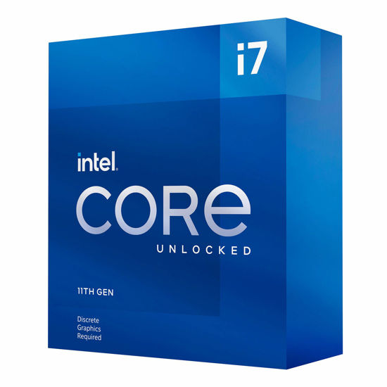 Picture of Intel® Core™ i7-11700KF Desktop Processor 8 Cores up to 5.0 GHz Unlocked LGA1200 (Intel® 500 Series & Select 400 Series Chipset) 125W