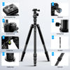 Picture of SIRUI Traveler 7C Camera Tripod 65.55 inches Carbon Fiber Arca Tripod with E-10 360° Panorama Ball Head and Arca Swiss Quick Release Plate Load Capacity Up to 17.6lbs, Convertible to Monopod