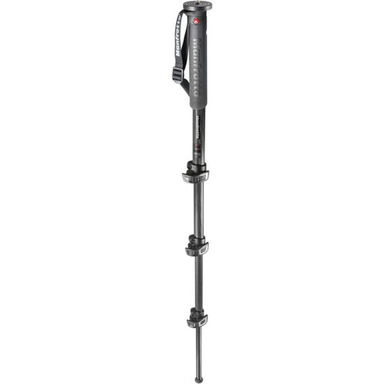 Picture of Manfrotto XPRO Monopod+ 4-Section Carbon Fiber Photo Monopod