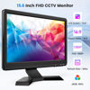 Picture of Eyoyo 15.6 inch Small Computer Monitor FHD IPS 1920 x 1080P VGA Monitor LCD Display for PC/Computer/Gaming/Security CCTV Monitor with HDMI/VGA/AV/BNC/USB Input, Built-in Speakers and Remote.