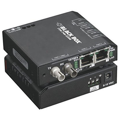 Picture of BLACK BOX CORP LBH100A-SC STANDARD MEDIA CONVERTER SWITCH, 115-VAC