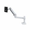 Picture of Ergotron - LX Premium Monitor Arm, Single Monitor Desk Mount - fits Flat Curved Ultrawide Computer Monitors up to 34 Inches, 7 to 25 lbs, VESA 75x75mm or 100x100mm - White