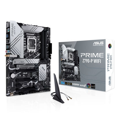 Picture of ASUS Z790-P ATX Motherboard with WiFi 6, PCIe 5.0, DDR5, 14+1 Power Stages, 3X M.2, Thunderbolt 4, 2.5Gb LAN