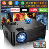 Picture of Projector with 5G WiFi and Bluetooth, Native 1080P Projector[Projector Screen Included], Full HD 15000LM Movie Projector, 300" Display Support 4k Home Theater, Compatible with Phone/Laptop/TV Stick