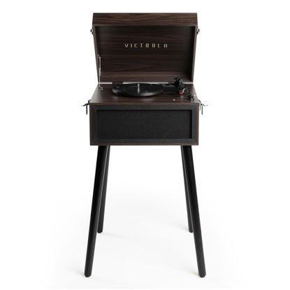 Picture of Victrola VTA-75-ESP Liberty 5-in-1 Turntable Music EntertainmentCenter with Bluetooth Wireless FM Radio USB Recorder Wood (Espresso)