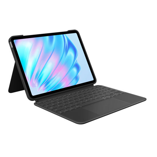 Picture of Logitech Combo Touch iPad Air 11-inch (M2) (2024), iPad Air (4th & 5th gen - 2020, 2022) Keyboard Case - Detachable Backlit Keyboard with Kickstand - Midnight Black