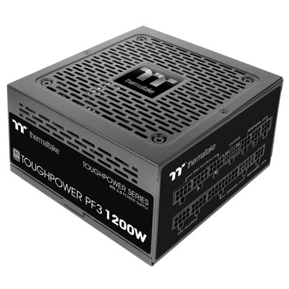 Picture of Thermaltake Toughpower PF3 ATX 3.0 1200W 80+ Platinum Full Modular SLI/Crossfire Ready Power Supply; PCIe 5.0 12VHPWR Connector Included; 10 Year Warranty; PS-TPD-1200FNFAPU-L