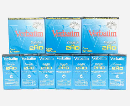 Picture of Verbatim 86269 Datalife 3.5" 2HD Floppy Discs Master Case (10 boxes of 10)