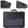 Picture of HAMMER ANVIL 19 Wheeled Briefcase Rolling Case Sales Sample Pilot Lawyer Attache Black Ballistic Nylon