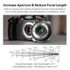 Picture of VILTROX EF-M2 Pro Lens Mount Adapter Auto Focus 0.71x Reducer Speed Booster with Security Lock Compatible with Canon EF Mount Lens to M4/3 Camera GH4 GH5 GH5S GF6 GX85 GX7 Olympus E-M5 E-M10 E-PL5