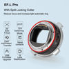 Picture of VILTROX EF-L Pro Lens Mount Adapter with Security Lock,Auto Focus Ring Adapter Compatible with Canon EF/EF-S Lens to L Mount Camera Leica SL2/Lumix S1 S1H S5/Sigma fp L