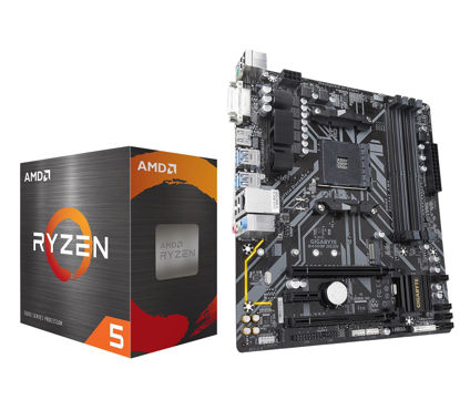 Picture of INLAND AMD Ryzen 5 5500 6-Core 12-Thread Unlocked Desktop Processor Bundle with GIGABYTE B450M DS3H WiFi MATX AM4 Gaming Motherboard