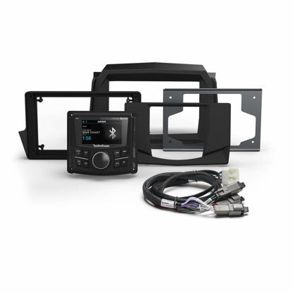 Picture of Rockford Fosgate RZR14-DK Upper & Lower Dash Kit for PMX-1, PMX-2, PMX-3 or PMX-8DH on Select Polaris RZR Models