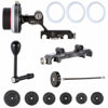 Picture of foto4easy JTZ DP30 Cine Follow Focus with 1519mm Rail Rod Clamp Sytem KIT for FS5 FS7 A-7M2,7,7R,7S,9 C100 C300 C500 Blackmagic URSA Mini BMCC BMPCC 4K 6K ARRI Lens Video Cinema DSLR Cameras, Black