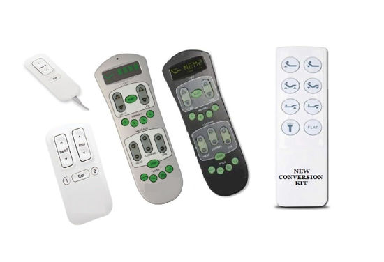 Picture of 3 Piece Basic Non Massage Conversion KIT- Compatible with Lost or Broken Tempurpedic TUF-100, TES200, Ergo Grand or Premier Remote Control