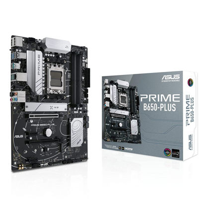 Picture of ASUS Prime B650-PLUS AMD B650(Ryzen 7000) ATX Motherboard(DDR5,PCIe 5.0 M.2,2.5Gb Ethernet,DisplayPort,HDMI®, USB 3.2 Gen 2 Type-C®, Front USB 3.2 Gen 1 Type-C®, BIOS Flashback™, USB4® Support)