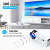 Picture of Native 1080P Projector with WiFi and Two-Way Bluetooth, Full HD Movie Projector for Outdoor Movies, 300" Display Projector 4k Home Theater, Compatible with iOS/Android/PC/XBox/PS4/TV Stick/HDMI/USB