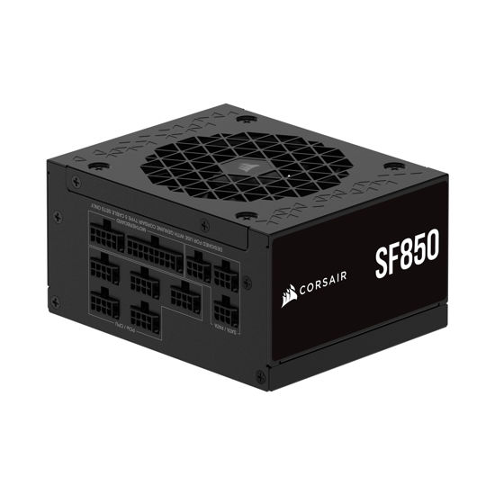 Picture of CORSAIR SF850 (2024) Fully Modular Low Noise 80 PLUS Platinum ATX Power Supply - ATX 3.0 Compliant - PCIe 5.0 Ready - SFX-to-ATX Bracket Included - Black