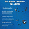 Picture of TruVoice Agent Deluxe USB Computer Headset Training Solution (Includes 2 x HD-500 Headset) with Noise Canceling Microphone, USB Cable and Training Y Cable