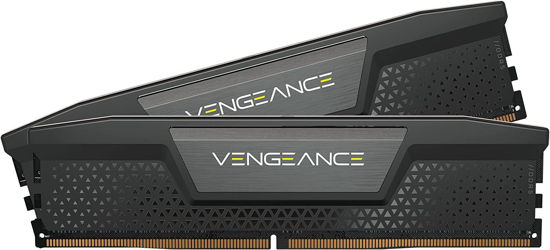 Picture of CORSAIR VENGEANCE DDR5 RAM 64GB (2x32GB) 6000MHz CL30 Intel XMP iCUE Compatible Computer Memory - Black (CMK64GX5M2B6000C30)