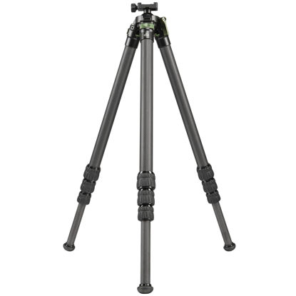 Picture of FANAUE Shooting Tripod Carbon fiber ，Iightweight, Stable Design,Quick Release Arca-Swiss Mounting System and Hands-Free Operation for Hunting and Outdoors