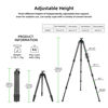 Picture of FANAUE Shooting Tripod Carbon fiber ，Iightweight, Stable Design,Quick Release Arca-Swiss Mounting System and Hands-Free Operation for Hunting and Outdoors