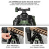 Picture of FANAUE Shooting Tripod Carbon fiber ，Iightweight, Stable Design,Quick Release Arca-Swiss Mounting System and Hands-Free Operation for Hunting and Outdoors