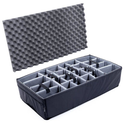 Picture of Grey Padded Dividers & Lid Foam for the Pelican 1595 Air case.